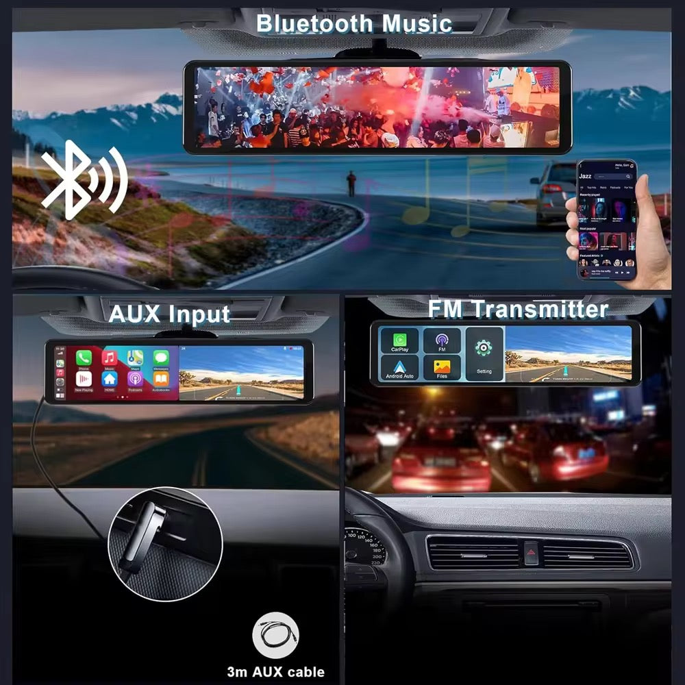 Dash cam مرآة ذكية للسيارة – تجربة قيادة أكثر أمانًا وذكاء