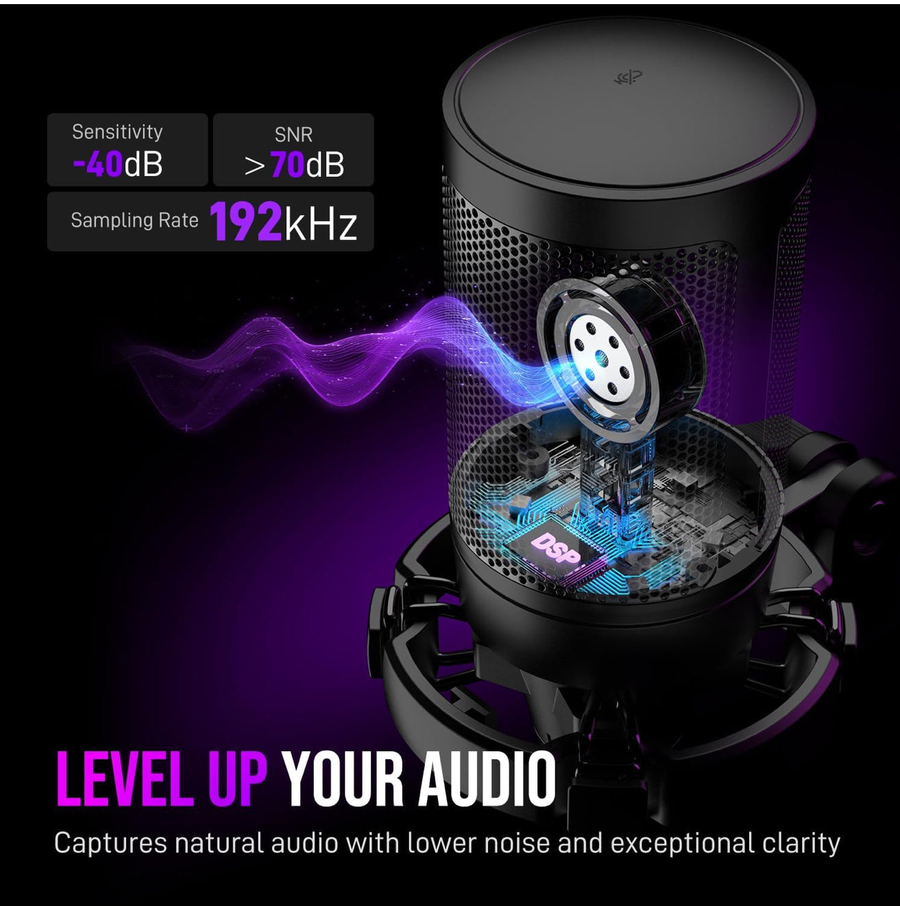 ميكروفون احترافي USB