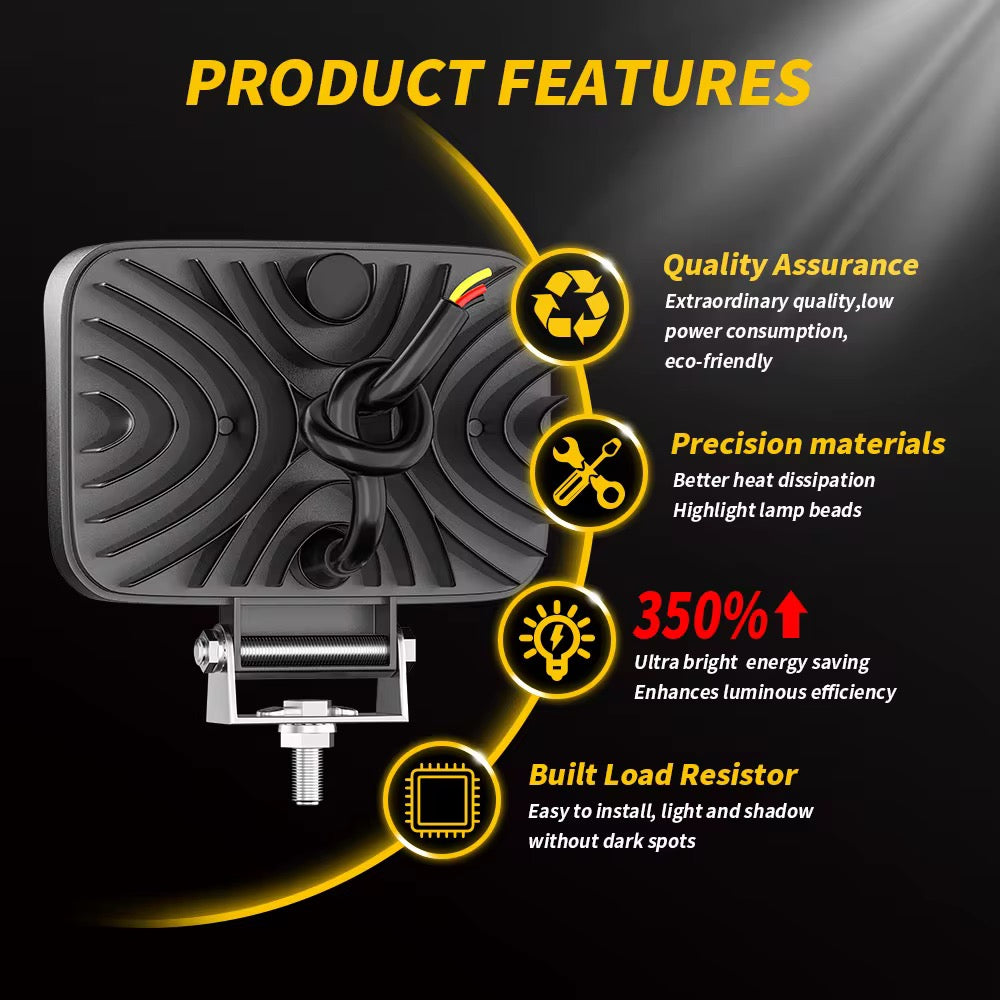  كشاف LED احترافي للطرق الوعرة
