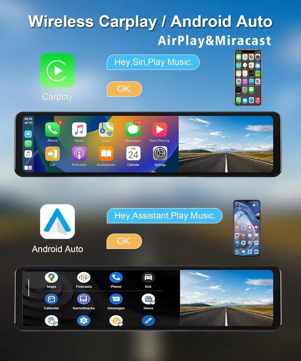 Dash cam مرآة ذكية للسيارة – تجربة قيادة أكثر أمانًا وذكاء