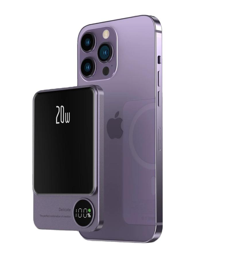 PD20w two-way fast charge 15w magnetic wireless charging