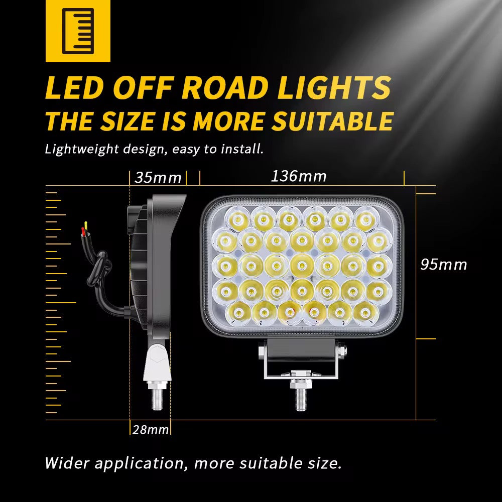  كشاف LED احترافي للطرق الوعرة