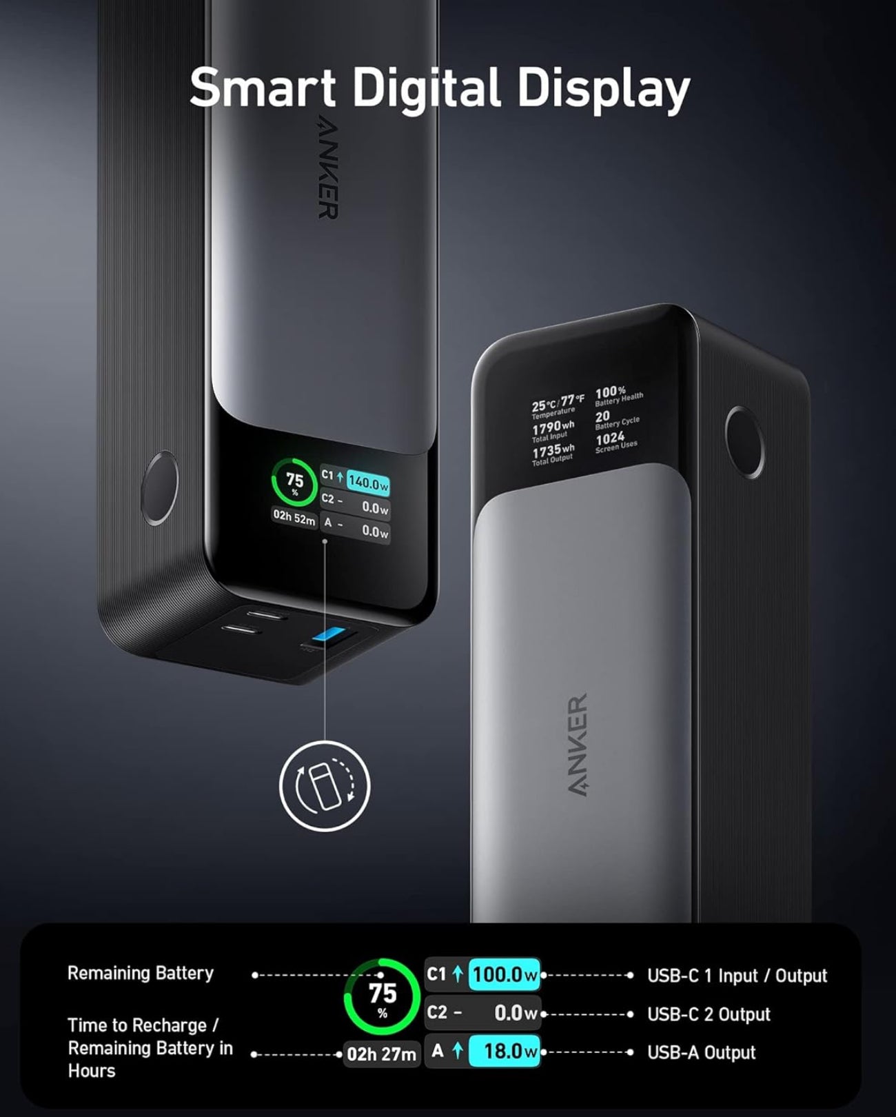 Power bank anker 24000mah