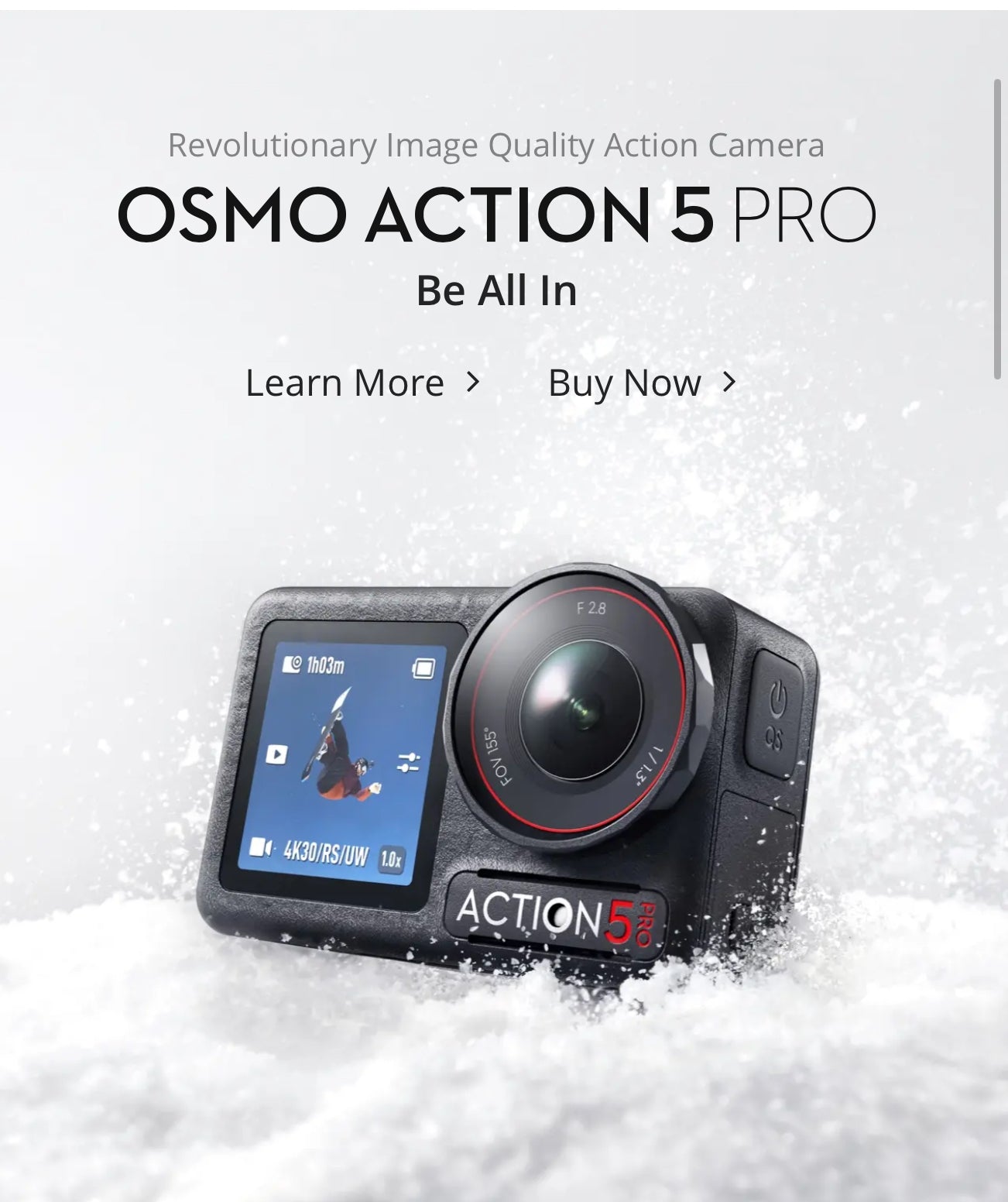 OSMO ACTION 5 PRO – التحدي يبدأ من هنا!