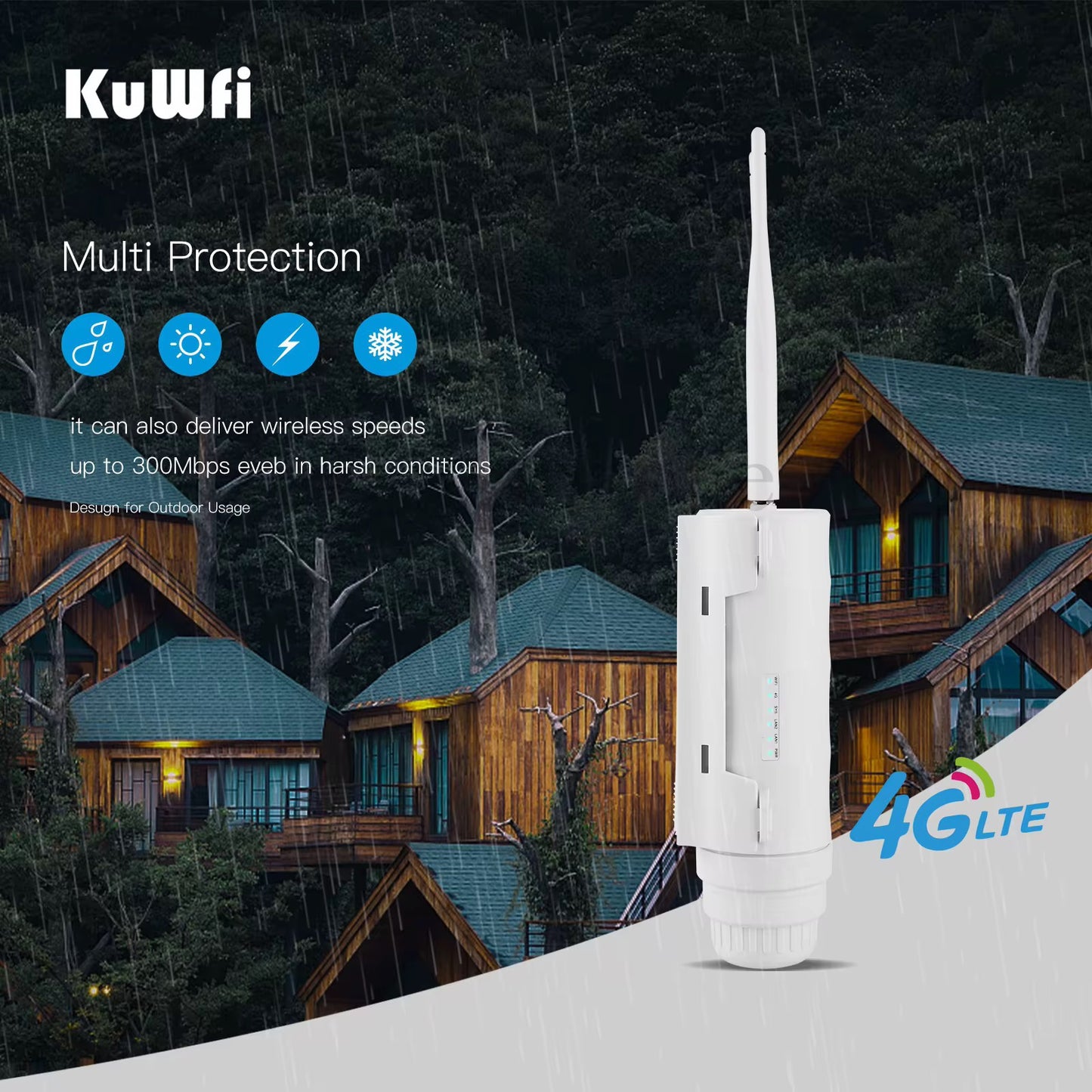 Routeur KuWFi CPF909 – Puissance et connectivité sans limites