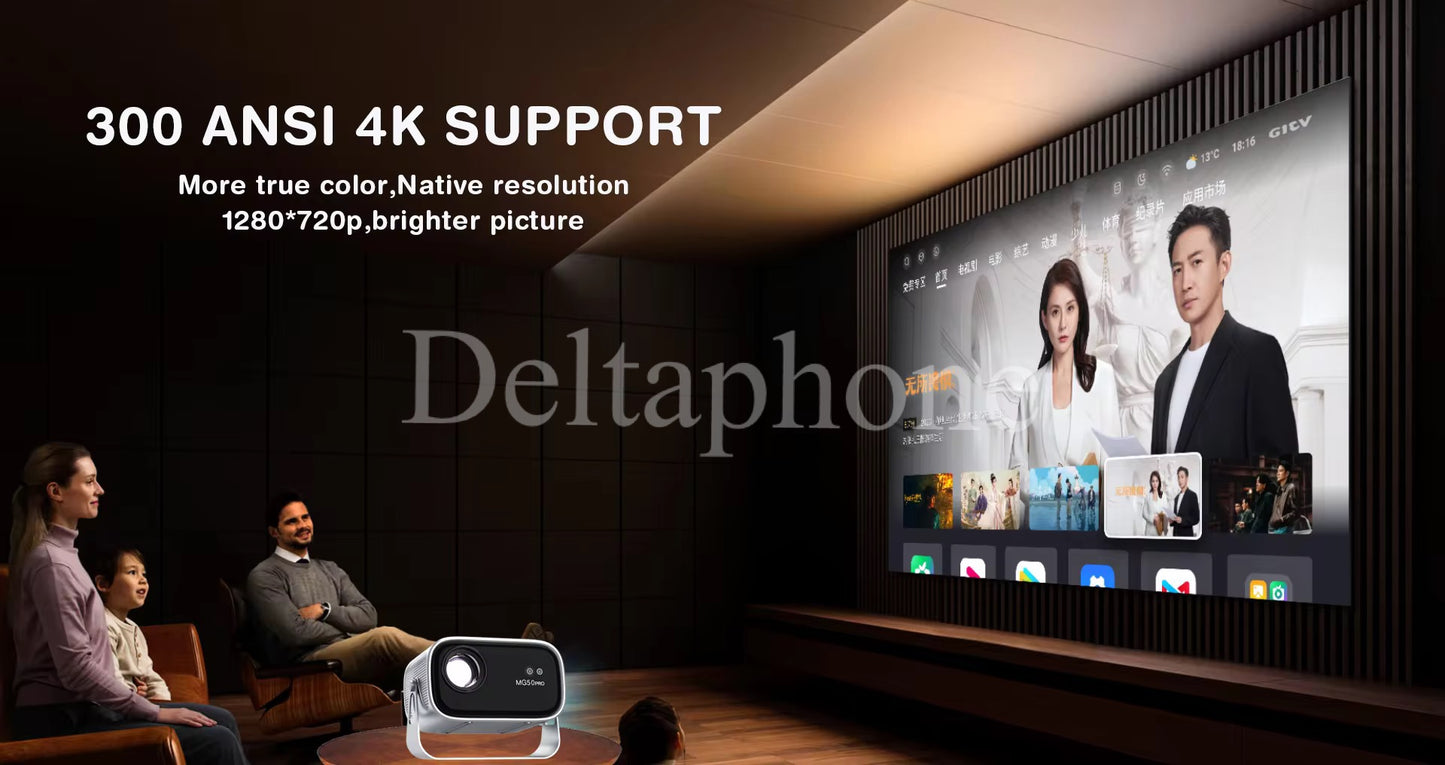 ✨ جهاز العرض الذكي MG50 Pro – شاشة سينما في جيبك!