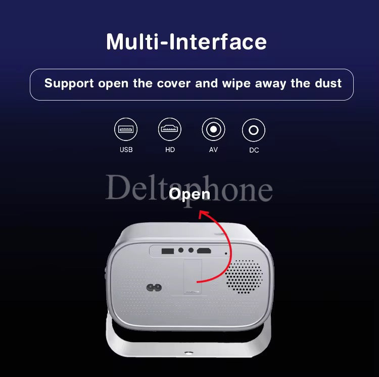 ✨ جهاز العرض الذكي MG50 Pro – شاشة سينما في جيبك!