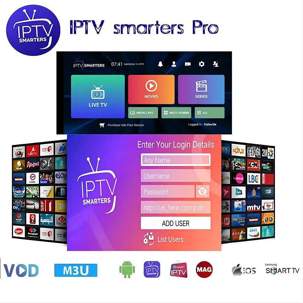 📺 استمتع بعالم من القنوات مع IPTV Smarters Pro!