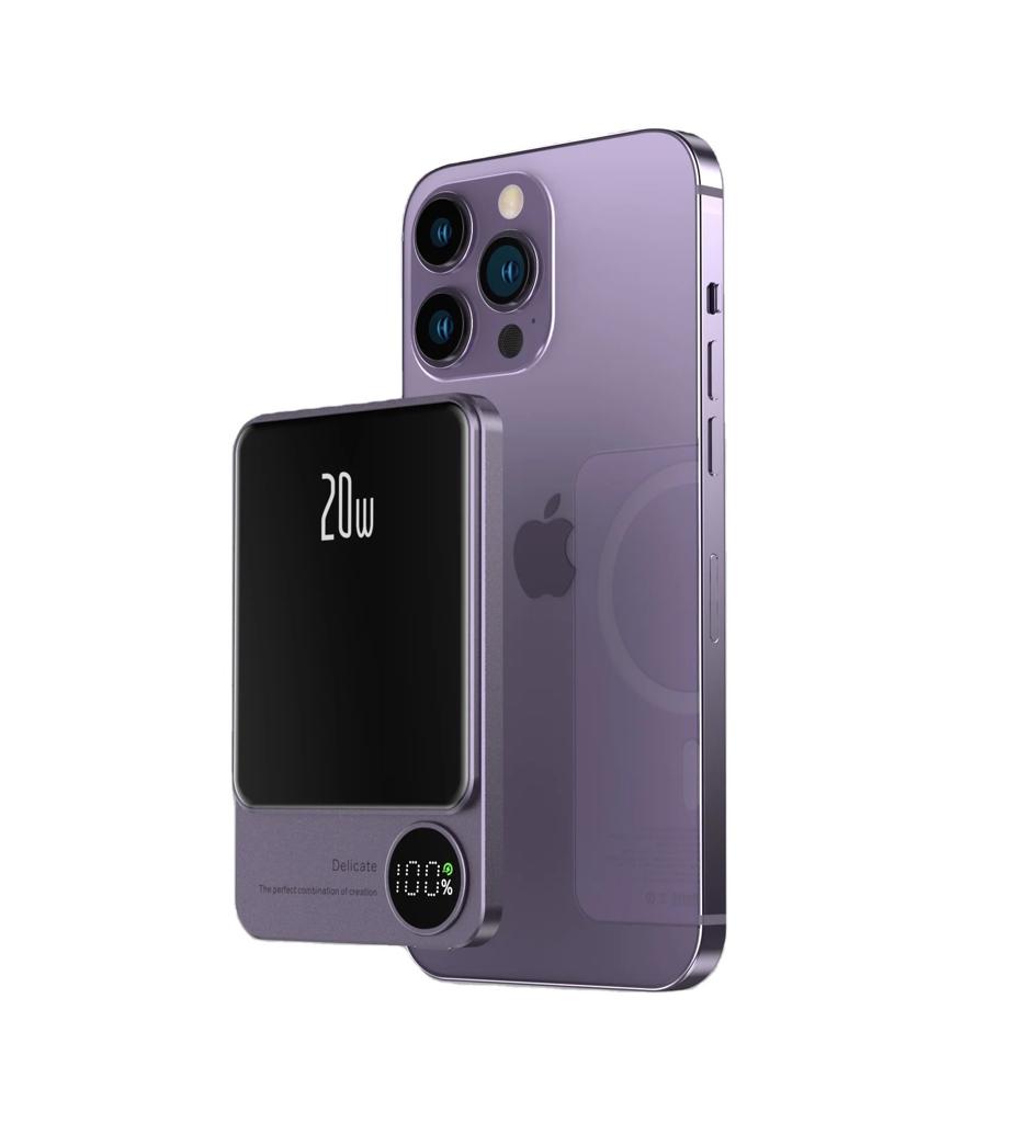 PD20w two-way fast charge 15w magnetic wireless charging